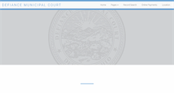 Desktop Screenshot of defiancemunicipalcourt.com